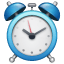 Väckarklocka-emoji U+23F0