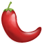 Emoji med röd paprika U+1F336