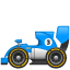 Racingbil-emoji U+1F3CE