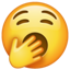 Gäspande emoji U+1F971